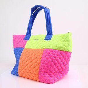 NEON PATCHWORK Large Metro Tote DELUXE